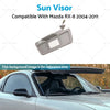 Mazda RX-8 Left Side Gray Sun Visor w/ Mirror (2004-2011)