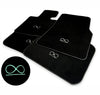 Rolls Royce Ghost 2010-2019 Black Badge with Fluorescent Logo Floor Mats