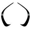 Benz W206 2 x Gloss Black Front Side Spoiler Air Vent Trim (2022-)