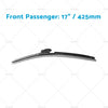Nissan X-Trail T32 (2014-2022) Front Pair 26" & 17" Wiper Blades