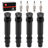 Honda CBR1000RR 4 x Ignition Stick Coils w/ Spark Plug (2004–2007)