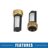Toyota Celica 6 x Fuel Injector O Rings Seals with Micro Filters (88-89)