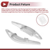 Mazda Axela Silver Tone Aluminum Alloy Steering Wheel Paddles (2020-2021)
