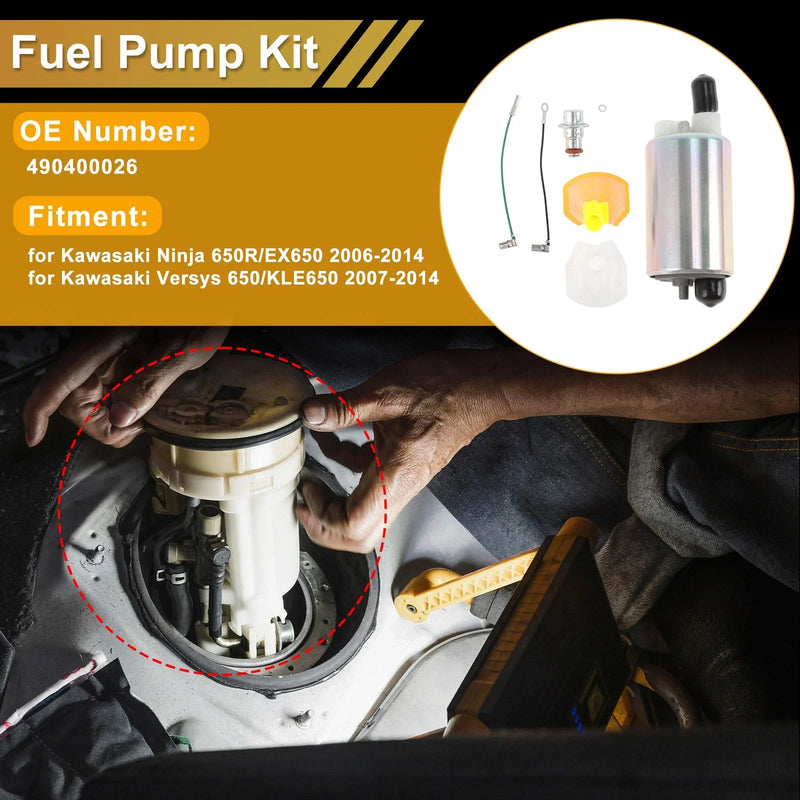 Kawasaki Ninja 650R / EX650 Fuel Pump (2006–2014)