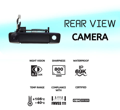 Mazda BT50 UP / UR Black Tailgate Handle with Camera Kit (2011-2020)
