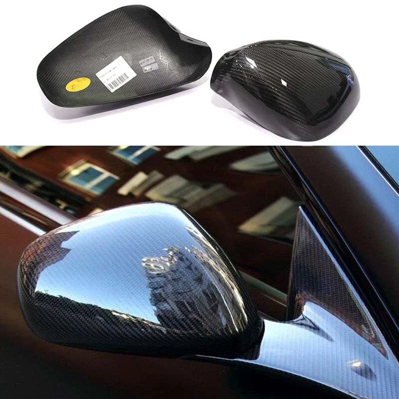 Maserati GranTurismo 08-19 Real Carbon Fiber Adhesive Rearview Mirror Cover
