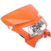 Motorcycle Dirt Bike 250cc Orange 35W Front Headlight Lamp