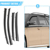 Nissan Sedan Window Vent Visor Deflectors Rain Guards