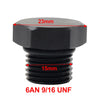 Aluminum 6AN Block Off Cap ORB Plug Male Fitting Adapters