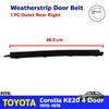 Outer Weatherstip Door Belt Rear Right Fits Toyota Corolla KE20 4D Sedan 1970-78