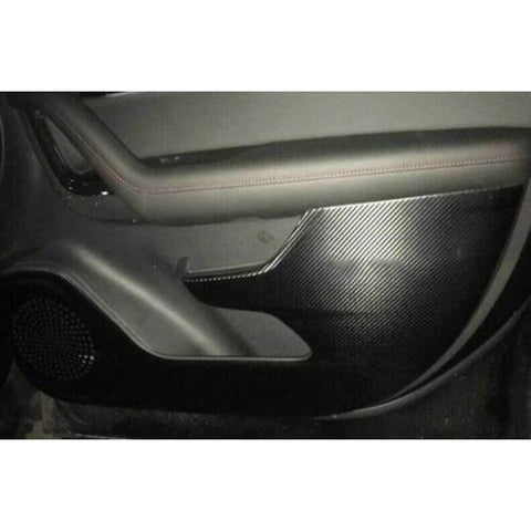 Chevry Blazer Carbon Fiber Leather Anti-kick Guard Cover Trim (2019–2022)