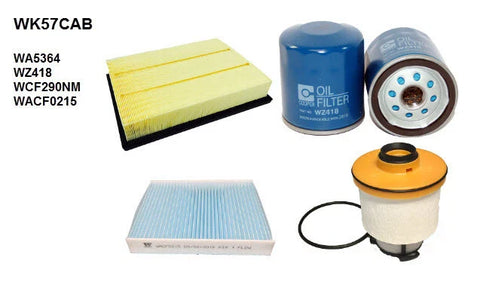 Toyota Hilux 3 x Filter (2015–2023)