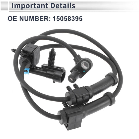Chevrolet Astro (2003-2005) Front Left / Right ABS Wheel Speed Sensor