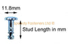 Yamaha R1 2 x Bolts dzus Quick Release Closures