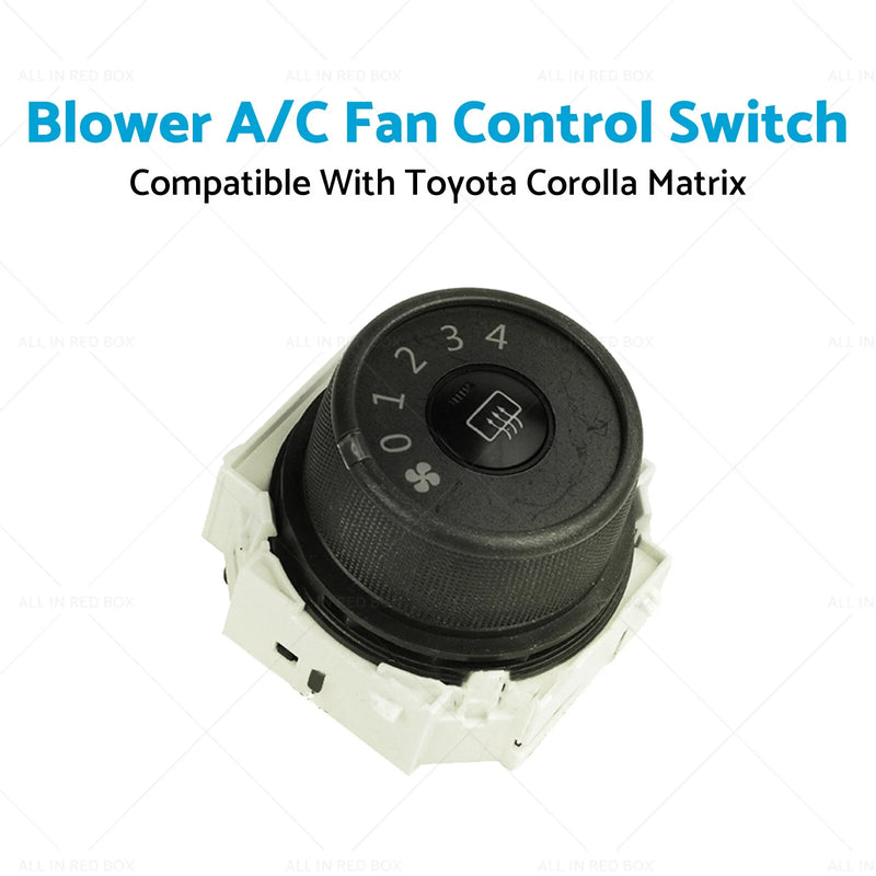 Toyota Corolla A/C Blower Fan Control Switch (2009-2013)