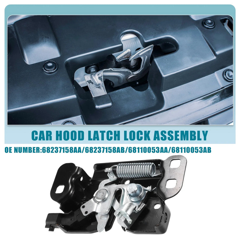 Jeep Cherokee Hood Latch Lock Assembly (2014-2023)