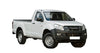 Isuzu Dmax Single Cab RH Manual Side View Mirror Black (2012-2019)