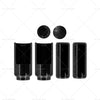 Harley Softail M8 Street Bob Black Fork Cover Set (2018-2022)