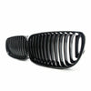 BMW 1 Series E81 E82 E87 E88 2 x Front Kidney Grilles Glossy Black (2007-2013)