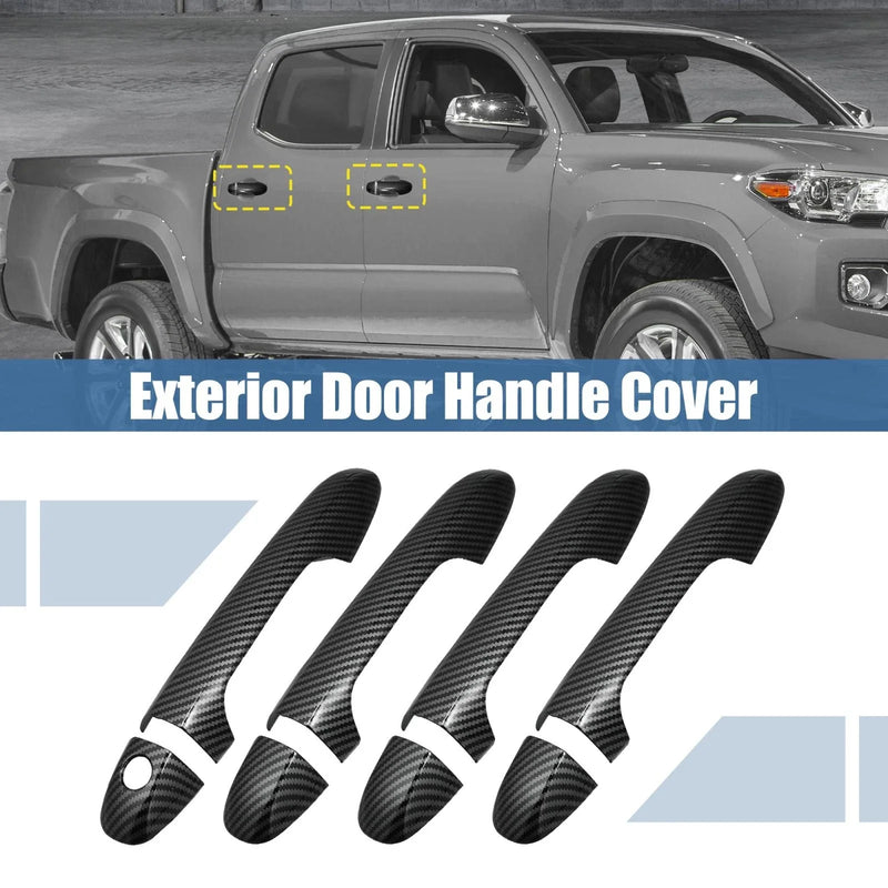 Toyota Tacoma 8pcs Carbon Fiber Door Handle Cover Trim (2016-2021)