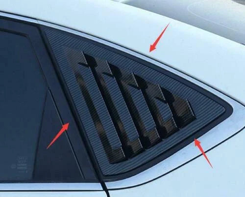 Nissan Sentra Sedan Carbon Fiber / Window Louver Vent Cover (2013–2019)
