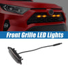 Toyota RAV4 (2019-2022) Amber Black LED Front Grille Lights Set