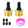 RV City Water Inlet Protection Brass Blow Out Antifreeze Valve Adapter