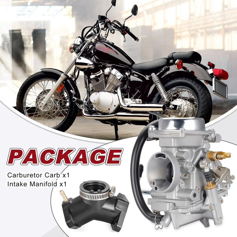 Yamaha XV250 Virago / V-Star 250 Carburetor & Intake Manifold