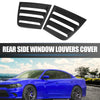 Dodge Charger (2011-2021) Air Vent Scoop Covers 2 x Black Window Louvers