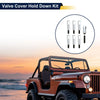 Jeep CJ5 (1965-1983) Silver Tone Metal Valve Cover Hold Down Kit 7 x Pcs