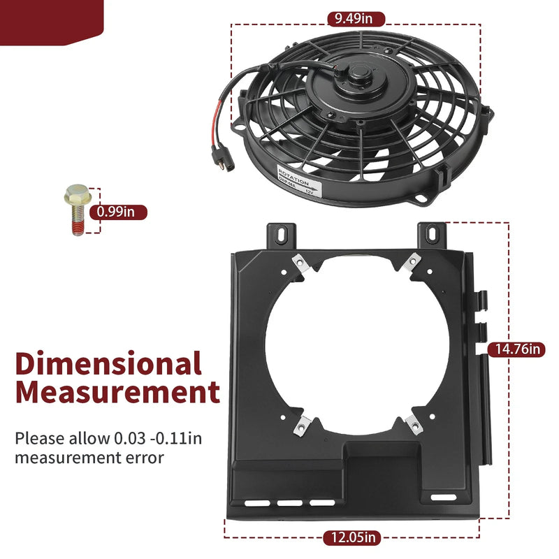 Polaris Sportsman 500 4X4 6x6 Radiator Fan (2000-2003)