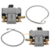 Polaris Scrambler 500 2 x Front Brake Calipers & Hose Lines (2005–2009)