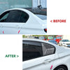 BMW 5-Series G30 Sedan Carbon Look Side Window Quarter Louver Covers (2018–2023)