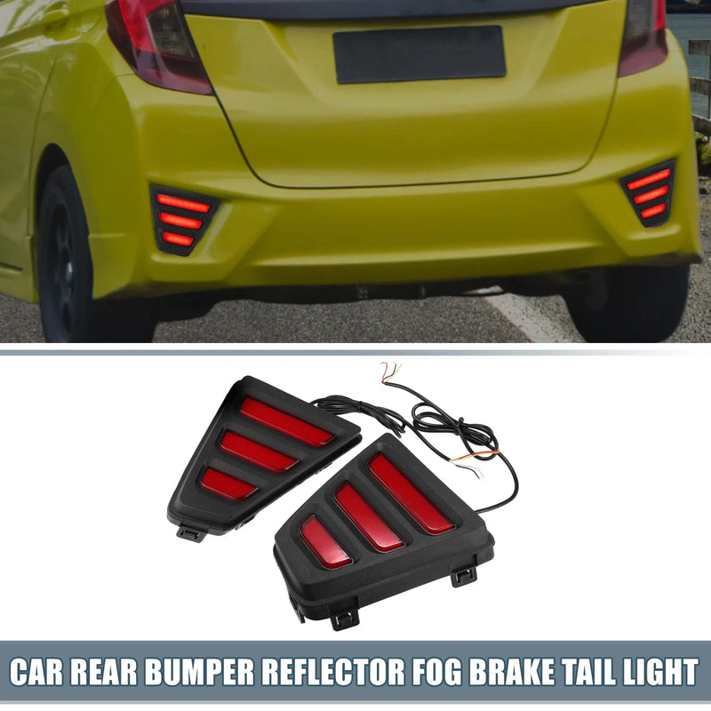 Honda Fit Jazz Rear Bumper Reflector LED Brake Tail Light (2014-2017)