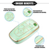 Ford Smart Key 5 Button - Durable TPU Green Key Fob Cover