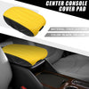 Dodge Charger (2015-2022) Black Yellow Car Center Console Armrest Pad Cover