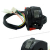 Motorcycle 7/8" Handlebar Horn Button Turn Signal Fog Light Switch