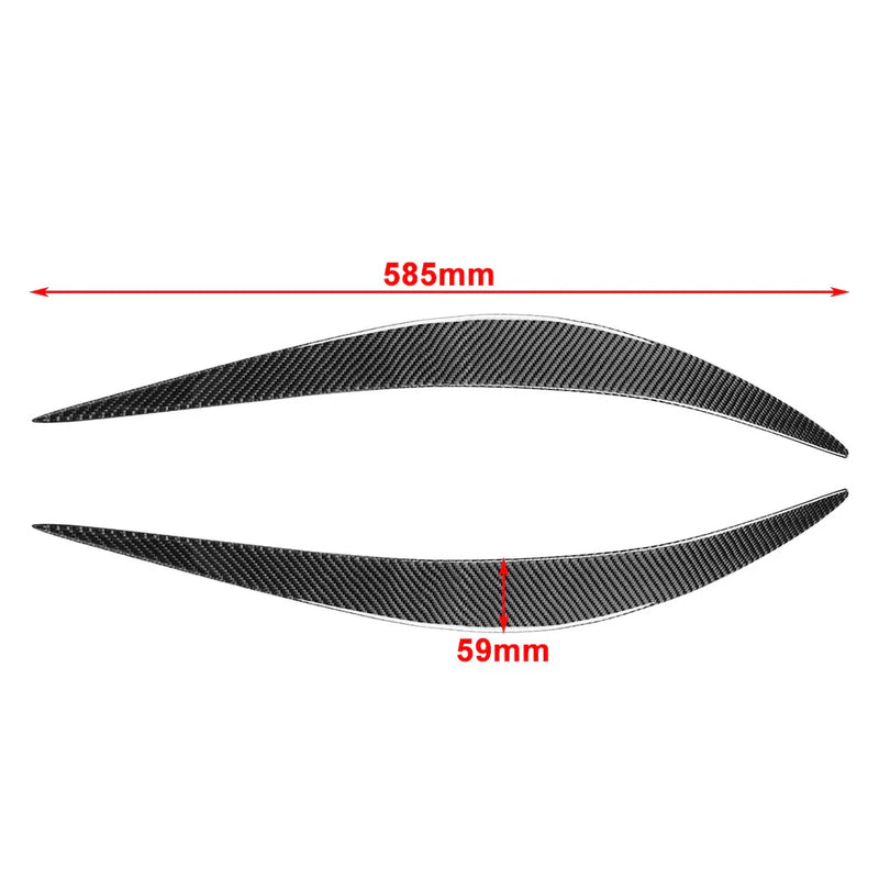 Infiniti Q50 Q60 Carbon Fiber Headlight Eyelids Covers (2014-2022)