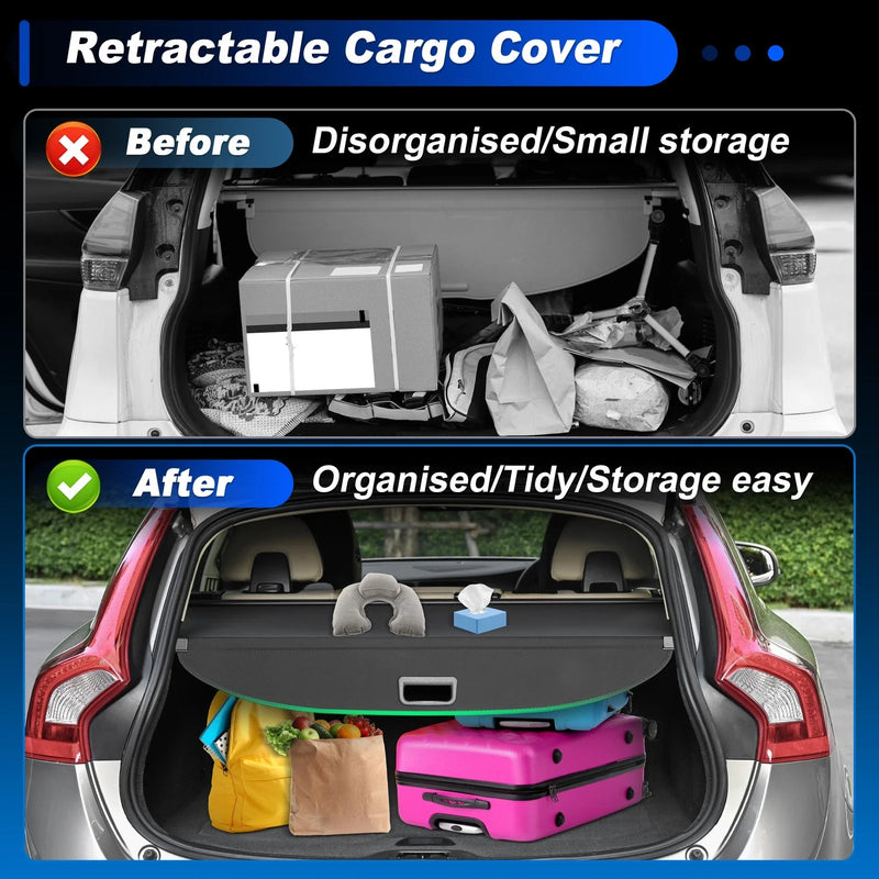 KIA SPORTAGE Retractable Trunk Shield Shade Black Cargo Cover (2021-2025)