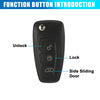 Ford Transit Transit Custom Car Fob Key Case Shell (2014-2023)