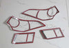 Acura TSX Sedan Rear Tail Light Lamp Cover Trim (2009-2014)