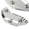 BMW R1200R R1200RS LC Silver Kickstand Side Stand Pad (2015-2016)