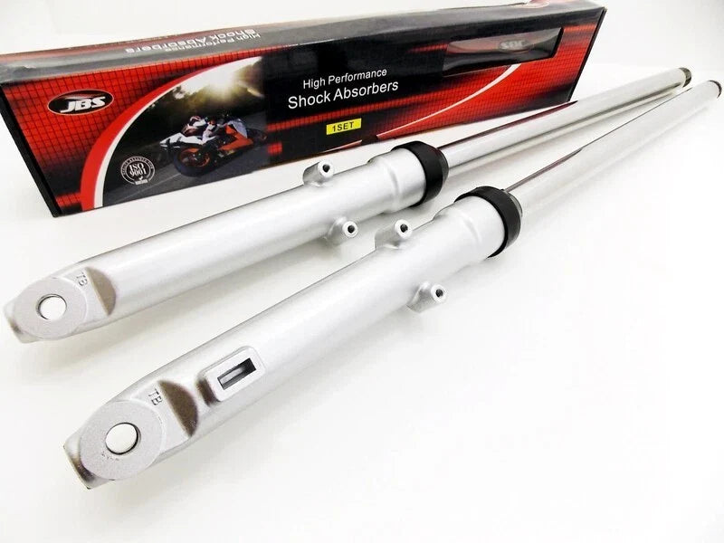 Yamaha RT100 670mm Silver Front Fork Leg Set LH RH Suspension Shocks