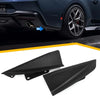 Ford Mustang Matte Black Bumper Side Corner Splitter Spats (2024–2025)