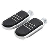 Harley Touring Limited Softail Fatboy Sportster Satin Chrome Footpegs