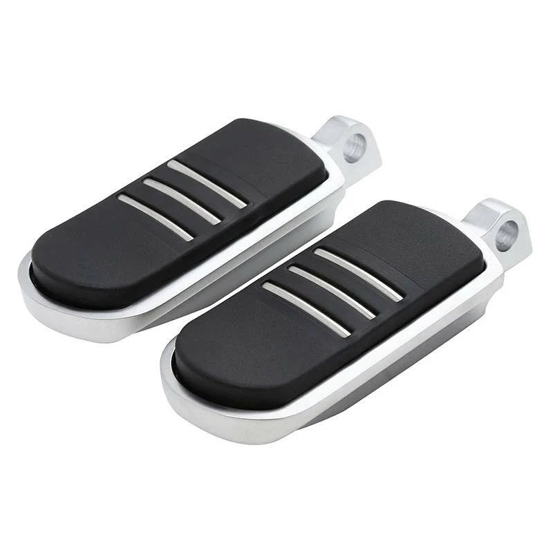 Harley Touring Limited Softail Fatboy Sportster Satin Chrome Footpegs