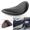 Harley Chopper Bobber Spring Bracket Leather Solo Driver Seat (2000-2023)