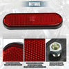 Universal Motorcycle Reflector / 100x30 / Safety Spoke Red