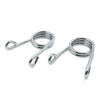 Harley Davidson 2 x Chrome Plating V Shape Chopper Solo Seat Springs