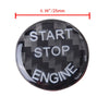 BMW E90 325i 328i 330i 335i Engine Start Stop Button Cover Carbon Fiber Ring (2006-2013)